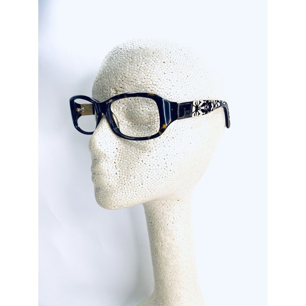 VTG Kate Spade Brown Tortoise Rectangular Eyeglasses Floral Marli/S 56 17 125 - Picture 9 of 11
